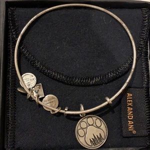 Alex and Ani paw with city skyline charm bangle